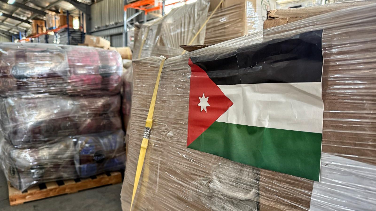Inside Jordan warehouse where Gaza aid held 'after being refused entry by Israel' | World News
