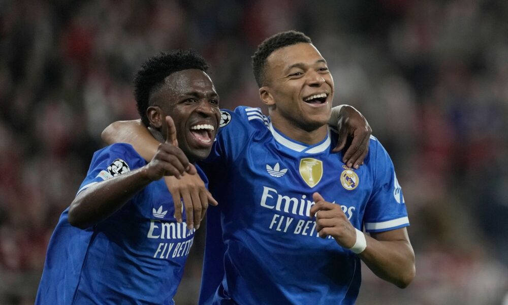 Mbappe nets seven-minute CL hat-trick as Real edge Olympiakos