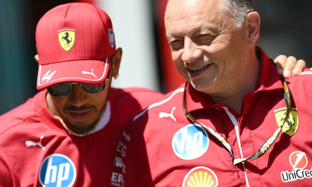 Lewis Hamilton: Ferrari boss Frederic Vasseur responds to driver's latest downbeat comments and urges calm | F1 News