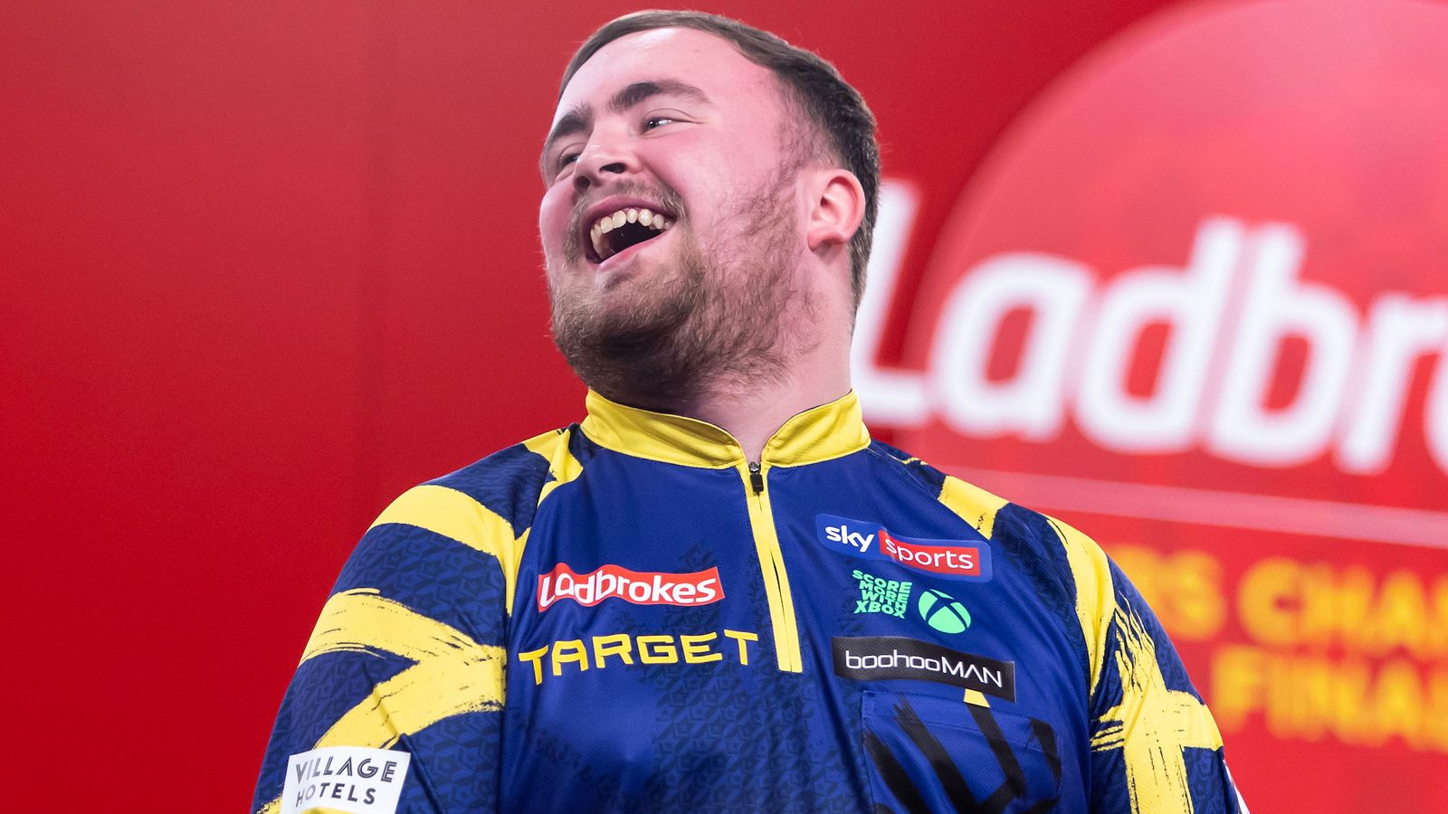 Luke Littler at the Players Championship Finals