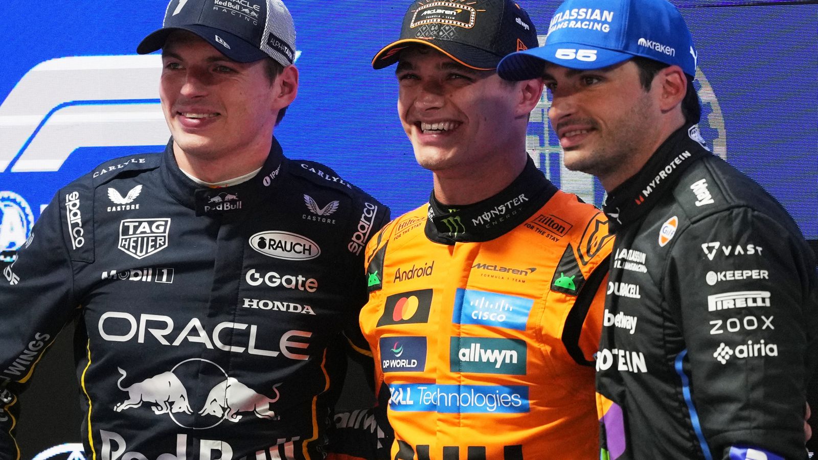 Las Vegas GP: Norris bids for big win in title race next to Verstappen on front row LIVE!