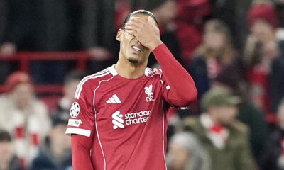 Virgil van Dijk conceded an early penalty in Liverpool's crushing defeat