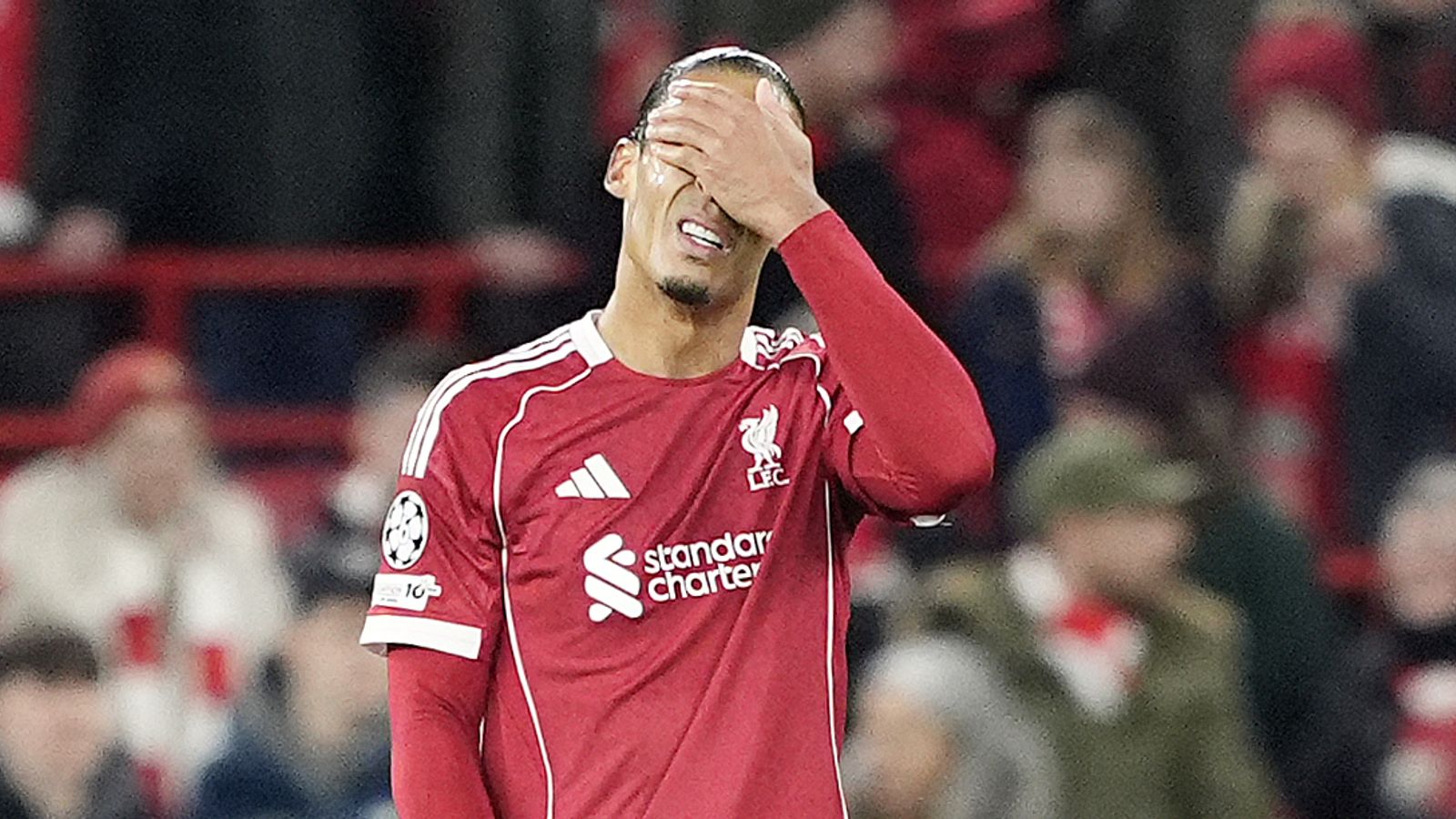 Virgil van Dijk conceded an early penalty in Liverpool's crushing defeat