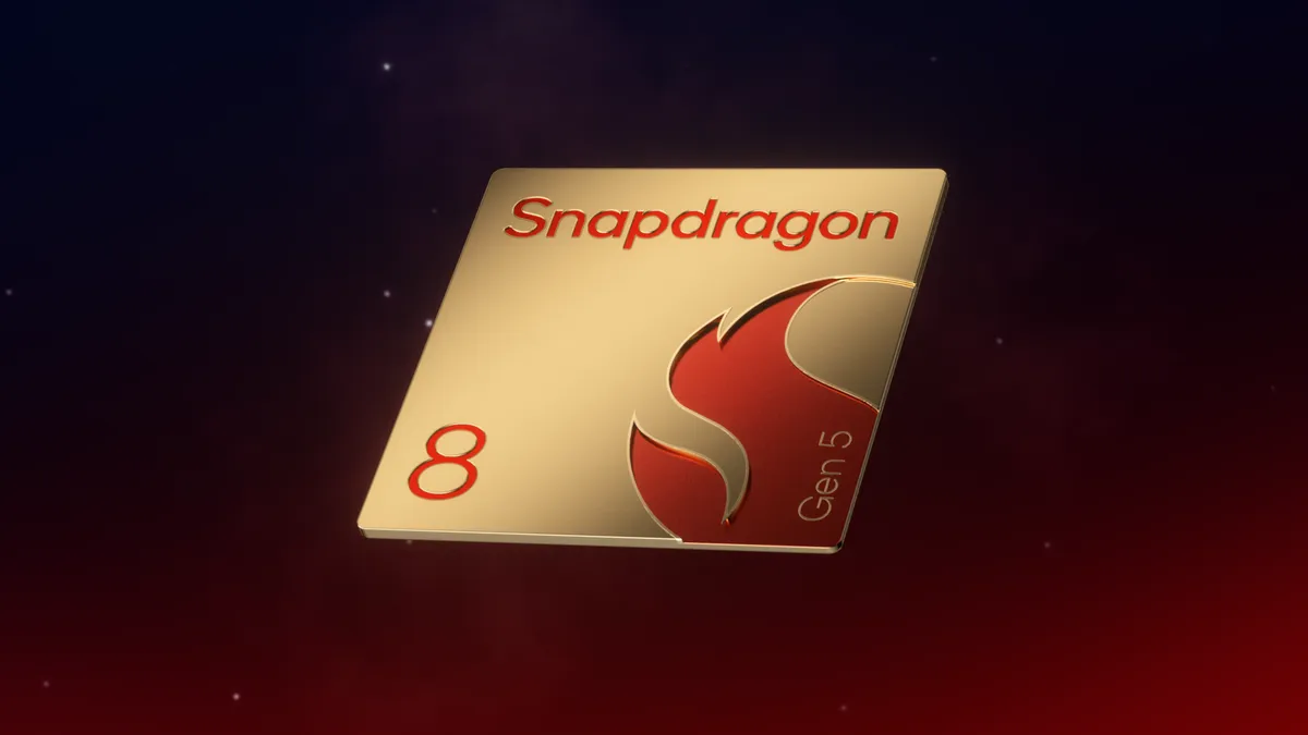 A render of a chip with the words "Snapdragon 8 Gen 5" on it.