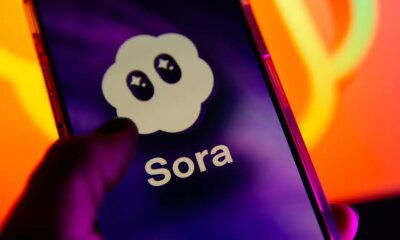 Sora AI on an iPhone screen