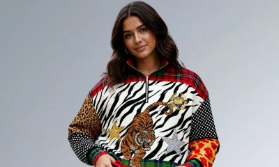 Make a Bold Statement in This Vibrant Half-Zip Sweatshirt