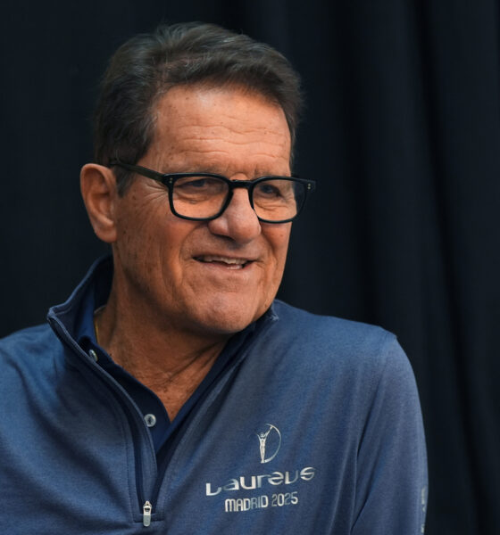 MADRID, SPAIN - APRIL 20: Fabio Capello attends the Sporting Mixed Zone ahead of Laureus World Sports Awards Madrid 2025 at Palacio De Cibeles on April 20, 2025 in Madrid, Spain. (Photo by Angel Martinez/Getty Images for Laureus)
