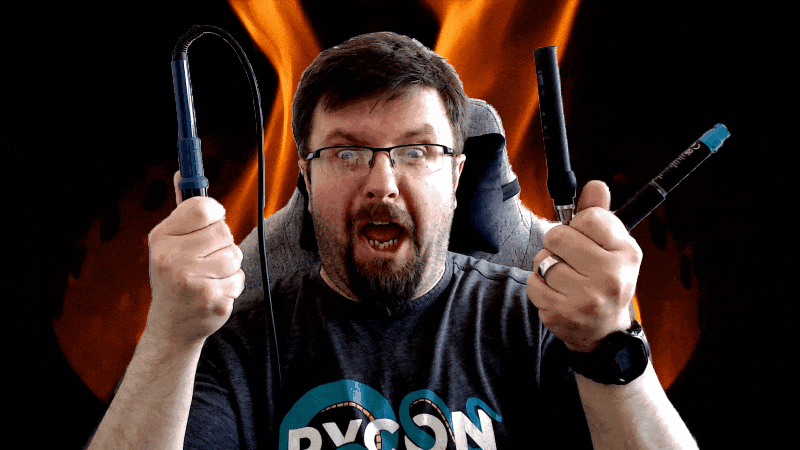 Don&#039;t hold soldering irons like this!