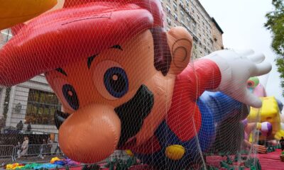 Giant balloons ready for Macy’s Thanksgiving Day Parade