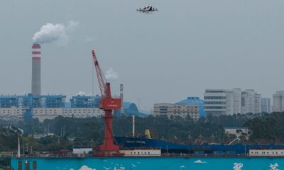 Takeoff of China's flying taxis hits turbulence