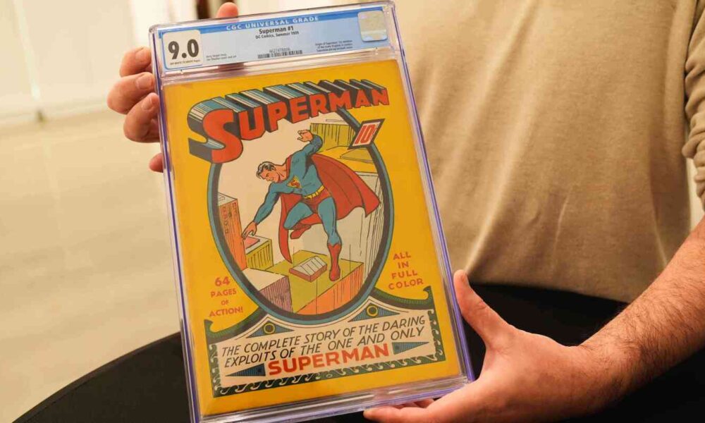Superman issue found in attic by three brothers sells for $9.12M