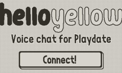 There's a cute voice messaging app for Playdate now