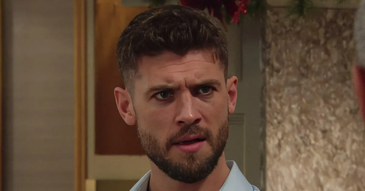 Emmerdale's Ned Porteous confirms surprise Christmas news ahead for Joe | Soaps
