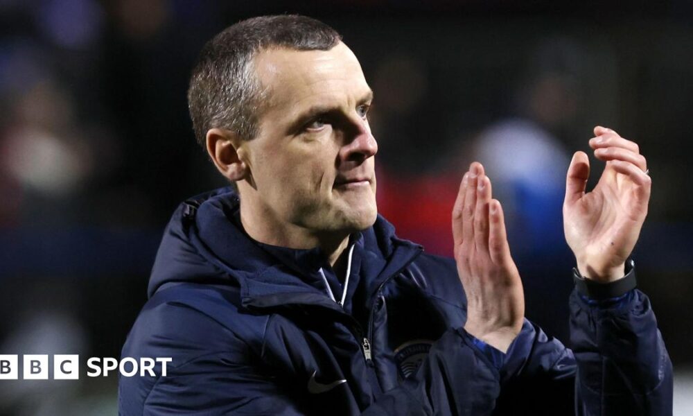 Ballymena United manager Oran Kearney