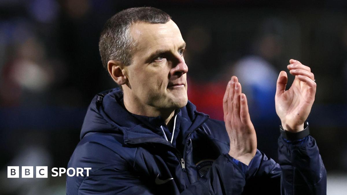 Ballymena United manager Oran Kearney