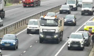 M11 live updates as road partially blocked following crash