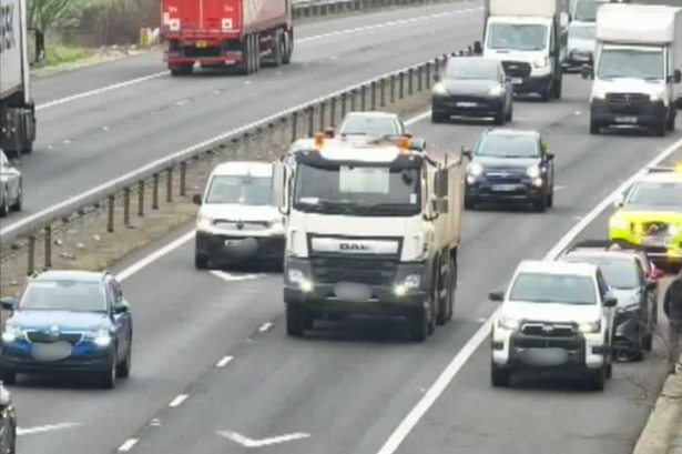 M11 live updates as road partially blocked following crash