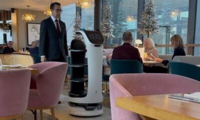 Top Cheltenham restaurant headed by Michelin-star chef employs robot waiter