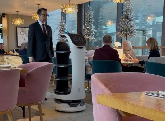 Top Cheltenham restaurant headed by Michelin-star chef employs robot waiter