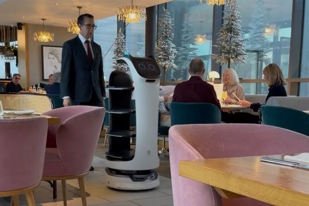Top Cheltenham restaurant headed by Michelin-star chef employs robot waiter