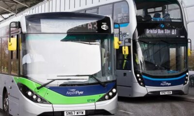 Bristol Airport to replace diesel buses on A1 and A3 Flyer route with all-electric vehicles