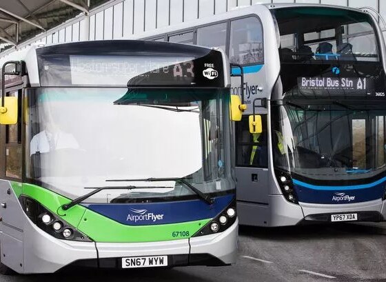 Bristol Airport to replace diesel buses on A1 and A3 Flyer route with all-electric vehicles