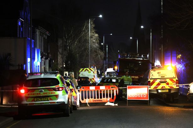 'Huge bang' as Tranmere streets lose power and massive area sealed off