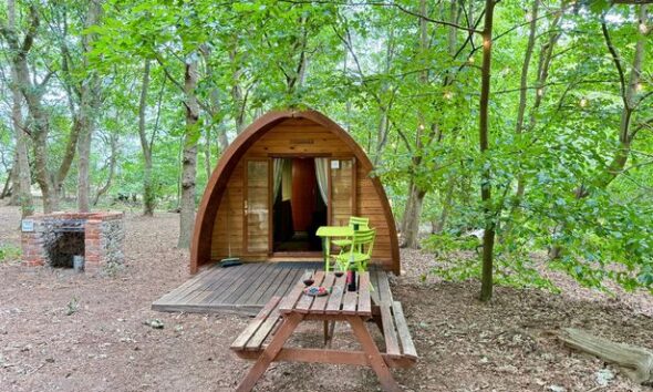 Glamping pods near Cambridgeshire that look straight out of The Hobbit