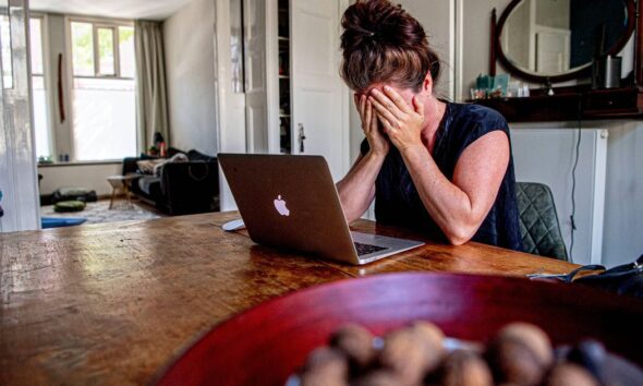 Data Analysis and Protect Insights to Improve Your Business Process with Software Development.  A female software engineer on software  project development to analyzing and ensuring reliability in a tech business office.