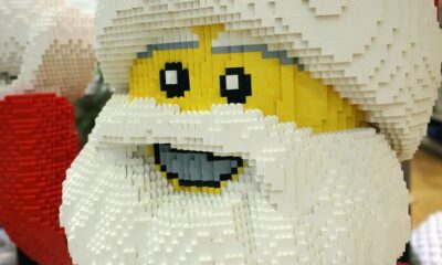 First look at John Lewis' magical Santa's Grotto where the gifts are Lego