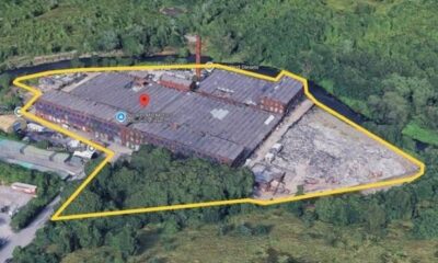 Mill complex that was left derelict by massive fire goes on the market