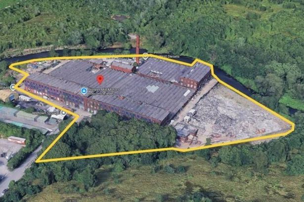 Mill complex that was left derelict by massive fire goes on the market