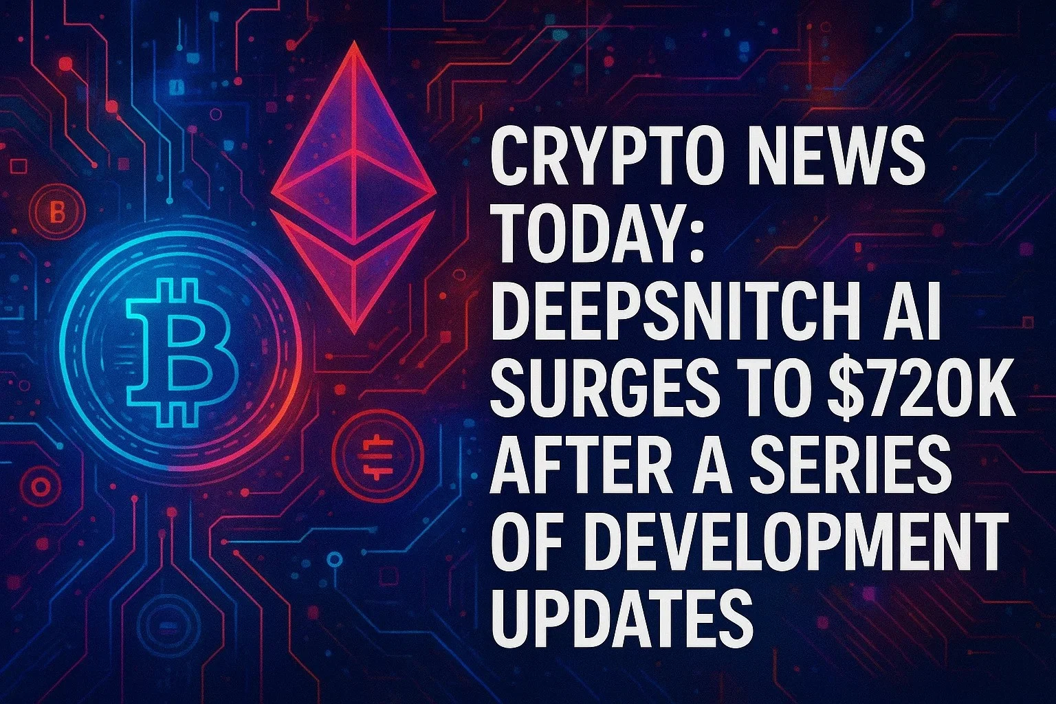 DeepSnitch AI Surges to $720K After a Series of Development Updates, BlackRock Applies for a Staked Ether ETF