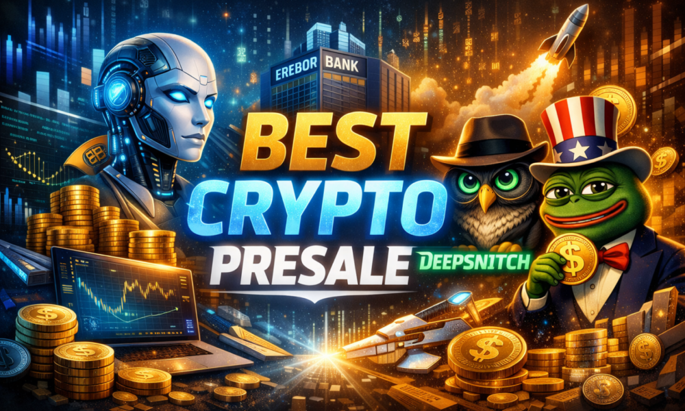 Erebor’s $4.3B Valuation Boosts AI Hype as DeepSnitch AI Climbs 96% Ahead of January Launch