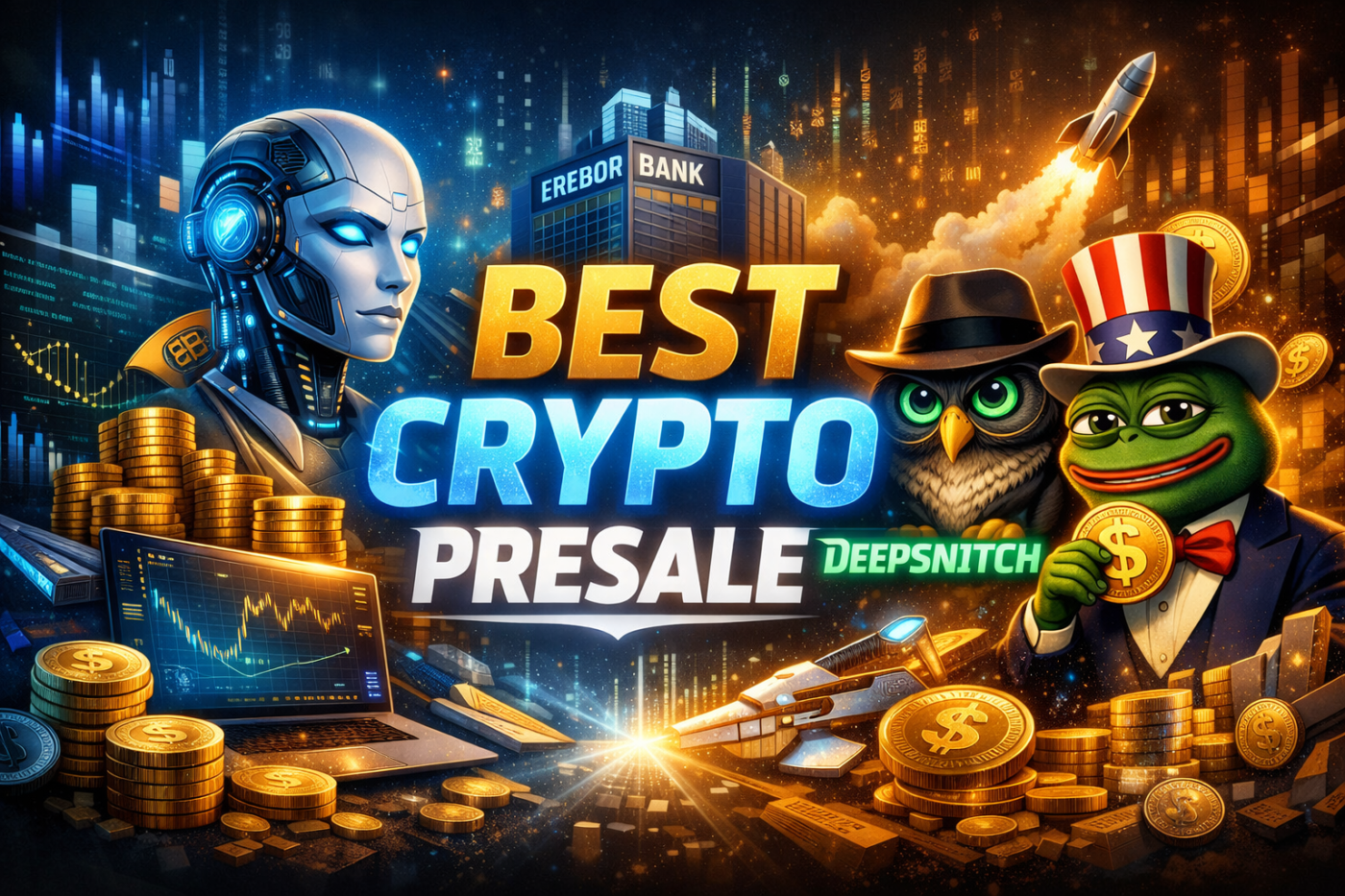 Erebor’s $4.3B Valuation Boosts AI Hype as DeepSnitch AI Climbs 96% Ahead of January Launch