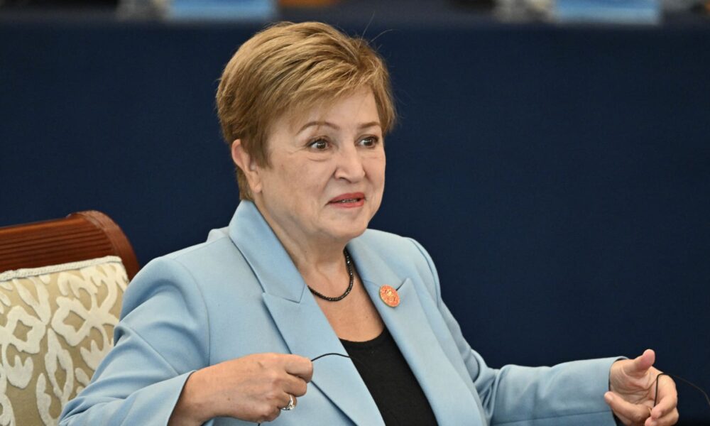 IMF's Georgieva urges China to speed up shift from exports
