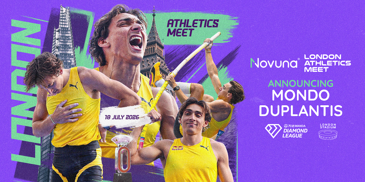 MONDO MANIA SPARKS 1,150% SURGE IN NOVUNA LONDON ATHLETICS MEET TICKET SALES