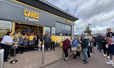 Bolton’s famous Carrs Pasties is crossing the border to Bury