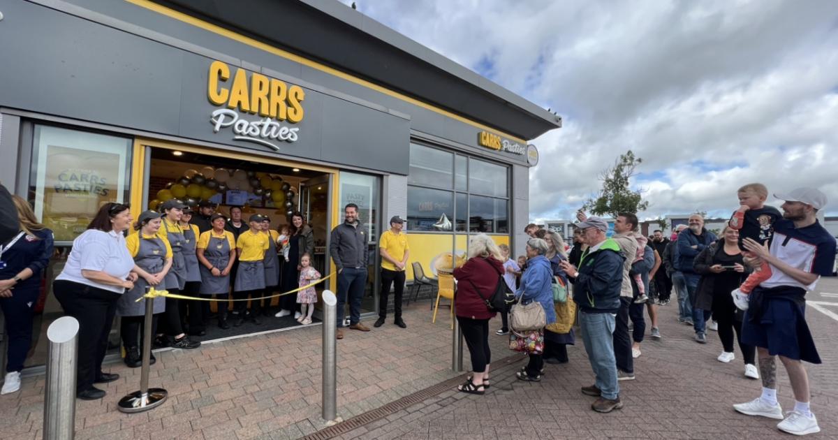 Bolton’s famous Carrs Pasties is crossing the border to Bury