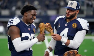 Dak Prescott surprised Cowboys owner Jerry Jones with an unexpected Thanksgiving feast turning the tables in a way nobody saw coming