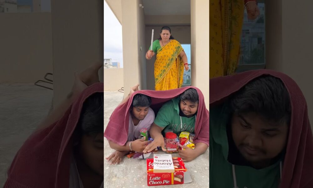 We pranked Mom 😱🥰💝🤣🤪🤫 #mrteju #short #comedy #entertainment