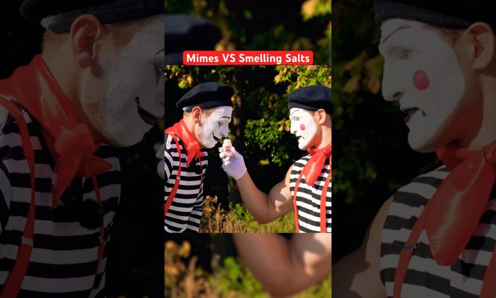 Smelling Salts Destroyed These Mimes… #shorts #funny #entertainment