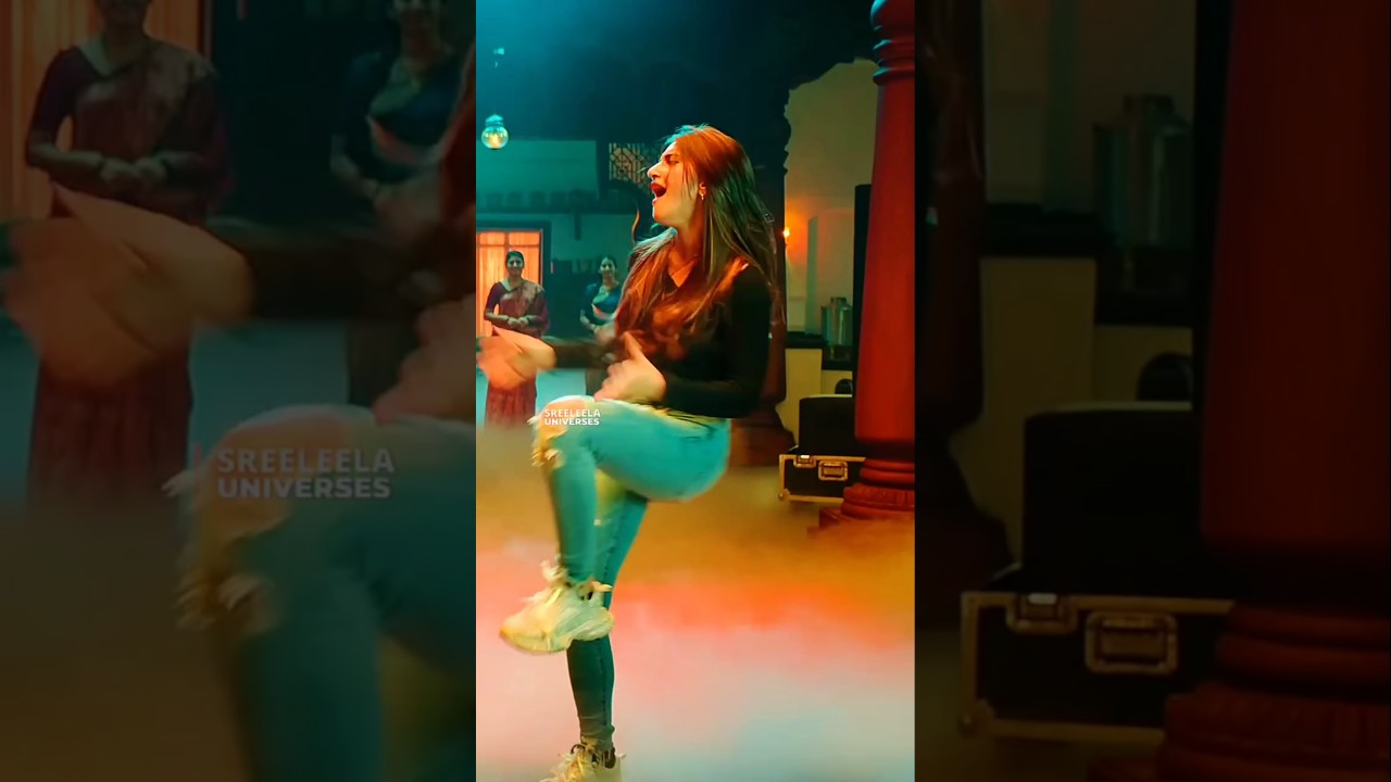Sreeleela Mass & Nithin Best Amazing Dance 🎉💫 #dance #entertainment #love #song #sreeleela #nithin