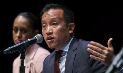 San Francisco City Attorney David Chiu, speaking in 2023.