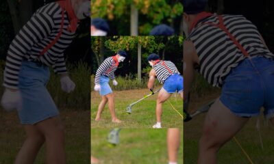 Mimes VS Weed Wackers! #shorts #funny #entertainment