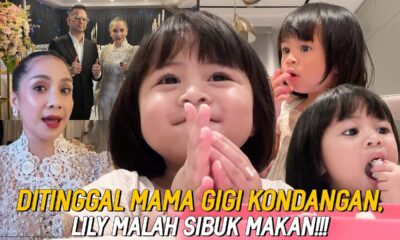 DIAJAK MUKBANG! LILY BELAJAR MAKAN SENDIRI!!! BIKIN GEMES….