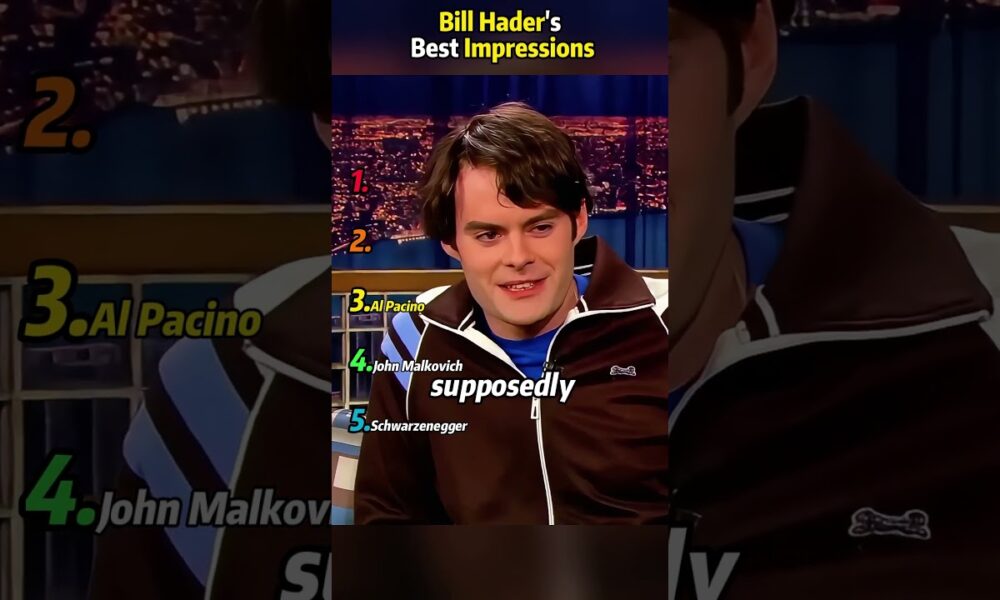 Bill Hader's Best Impressions #celebrity #entertainment