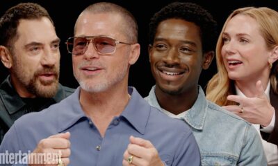 Brad Pitt & Javier Bardem on Driving 180mph & Training with Lewis Hamilton w/ 'F1' Cast