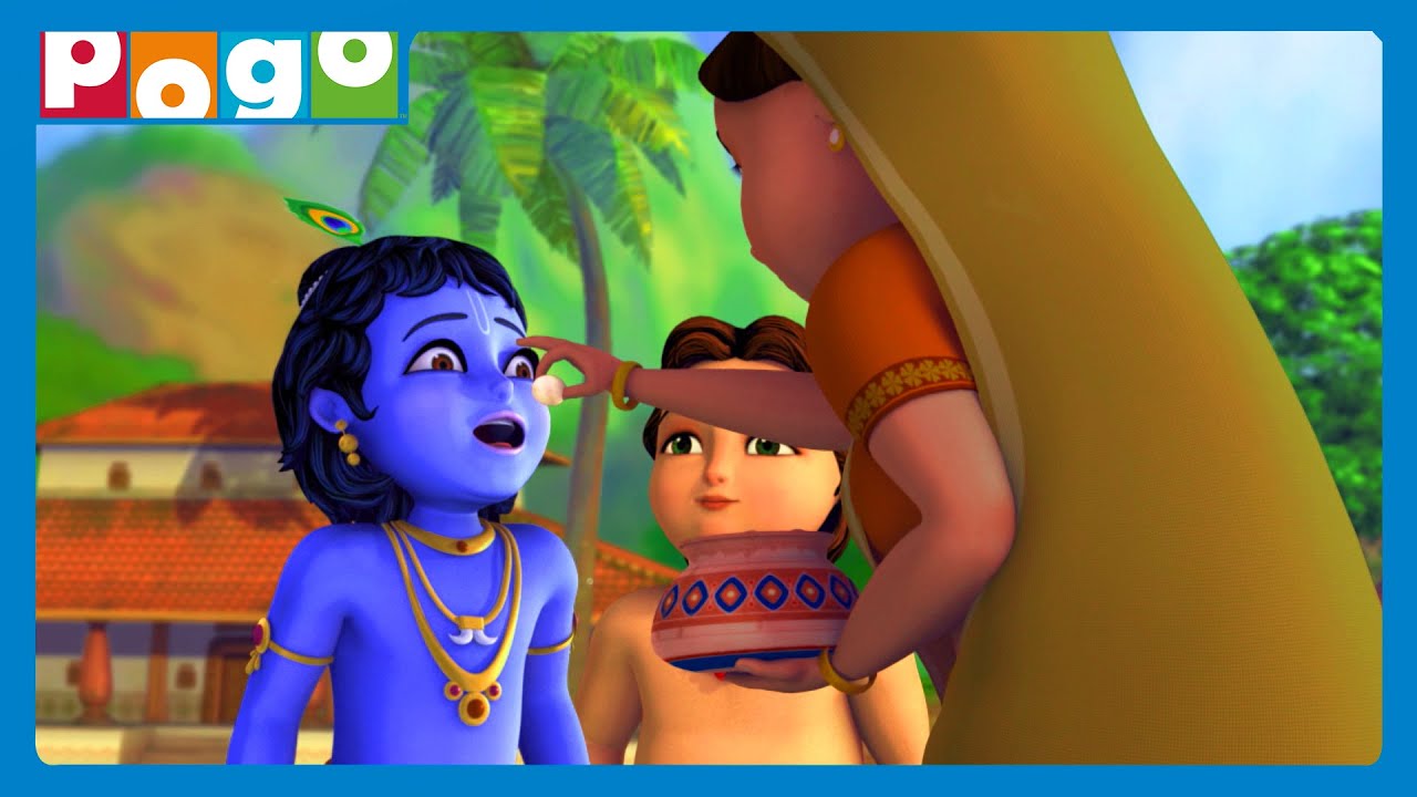 Little Krishna 🪈| Sweet Mission with Krishna!😆| Kids Entertainment | Kids Stories | @PogoChannel