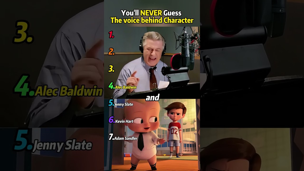 You didn’t know the voice behind these characters.  #celebrity #entertainment #funny #movie